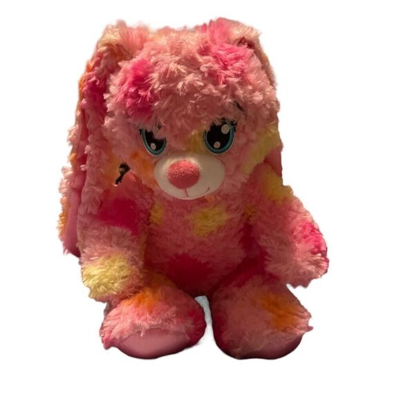 Build-A-Bear Workshop Kids Pink Polka Dots Bunny Rabbit Stuffed Animal Plush Toy - Picture 12 of 12